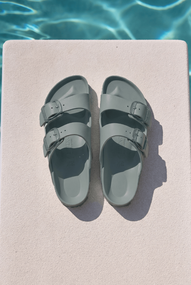 Sage birkenstock arizona by pool