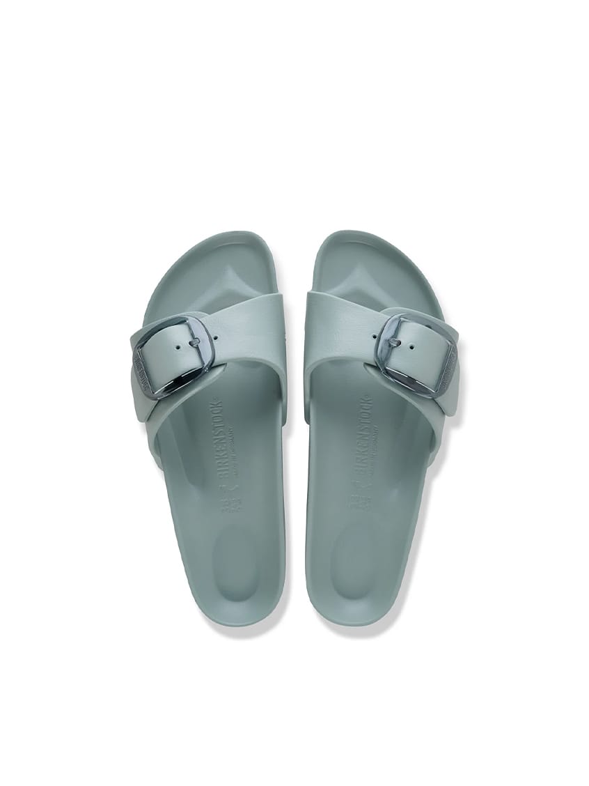 Ghost mannequin of sage birkenstock sandal