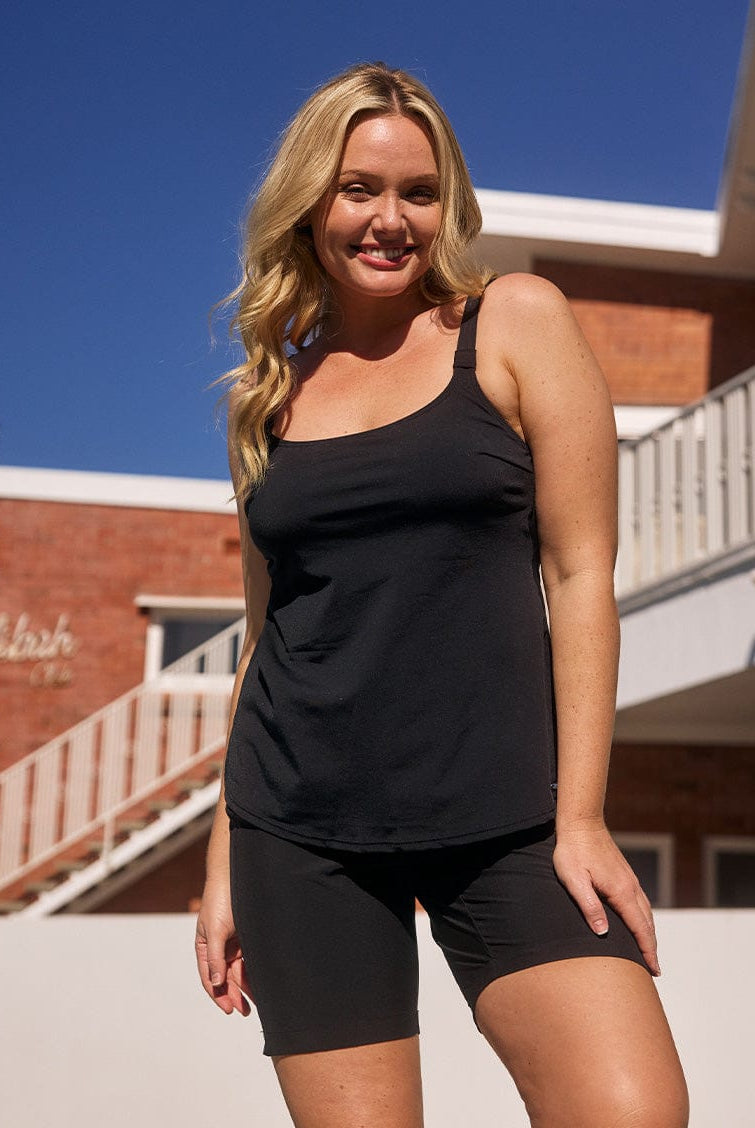 ladies stretch swim shorts