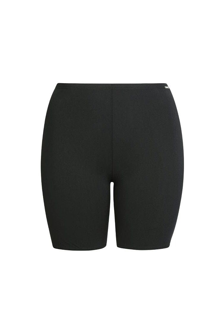Ghost mannequin black bike swim shorts