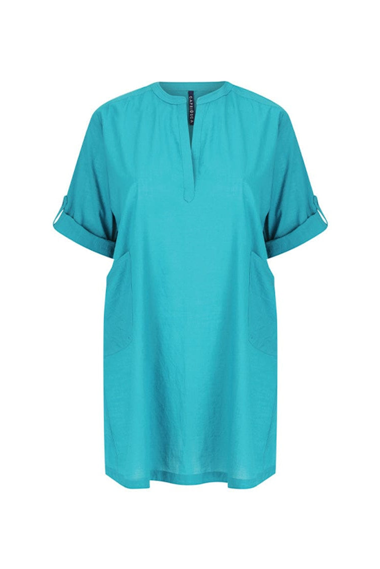 Ghost mannequin ocean cotton over shirt