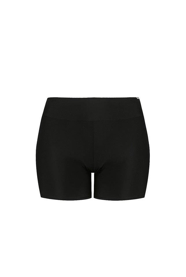 black boyleg swimwear pants