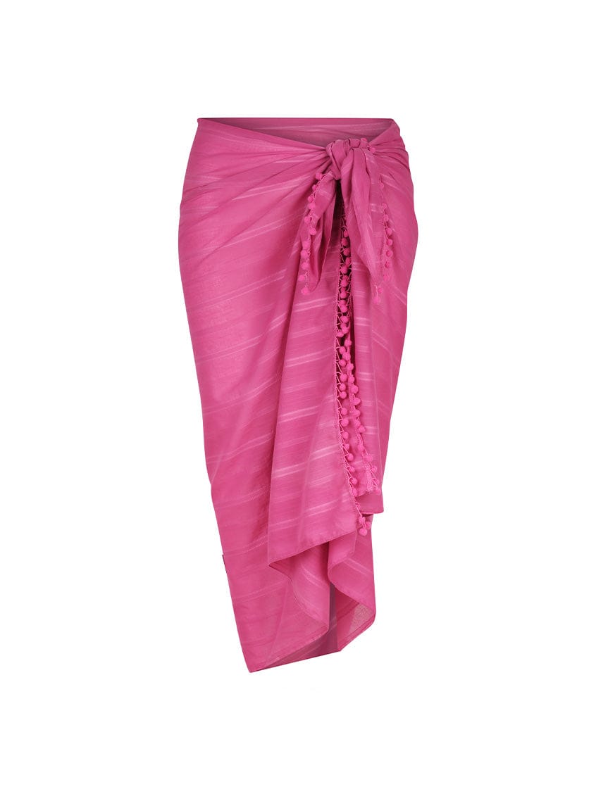 ghost mannequin pink sarong