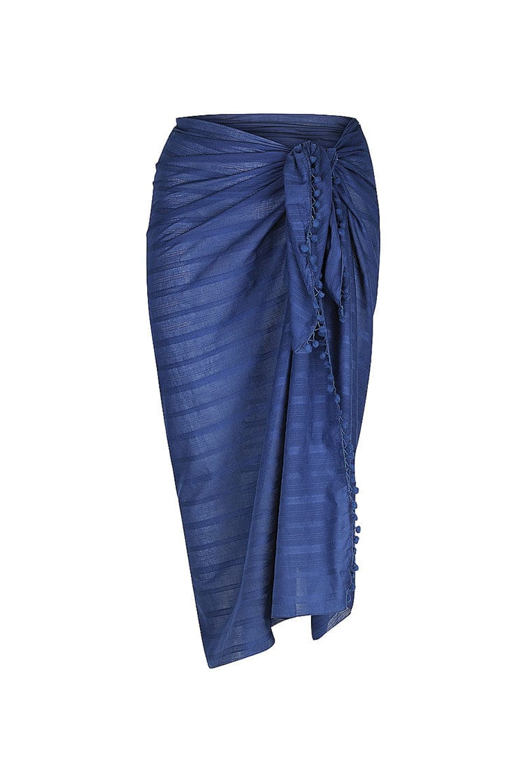 Ghost mannequin navy sarong