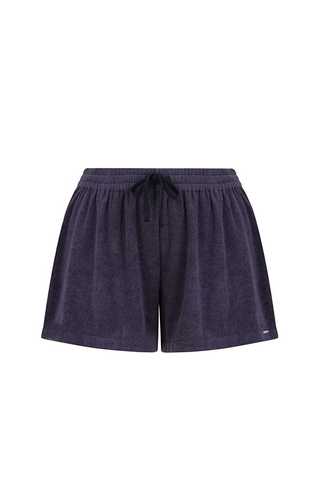 Ghost mannequin navy shorts