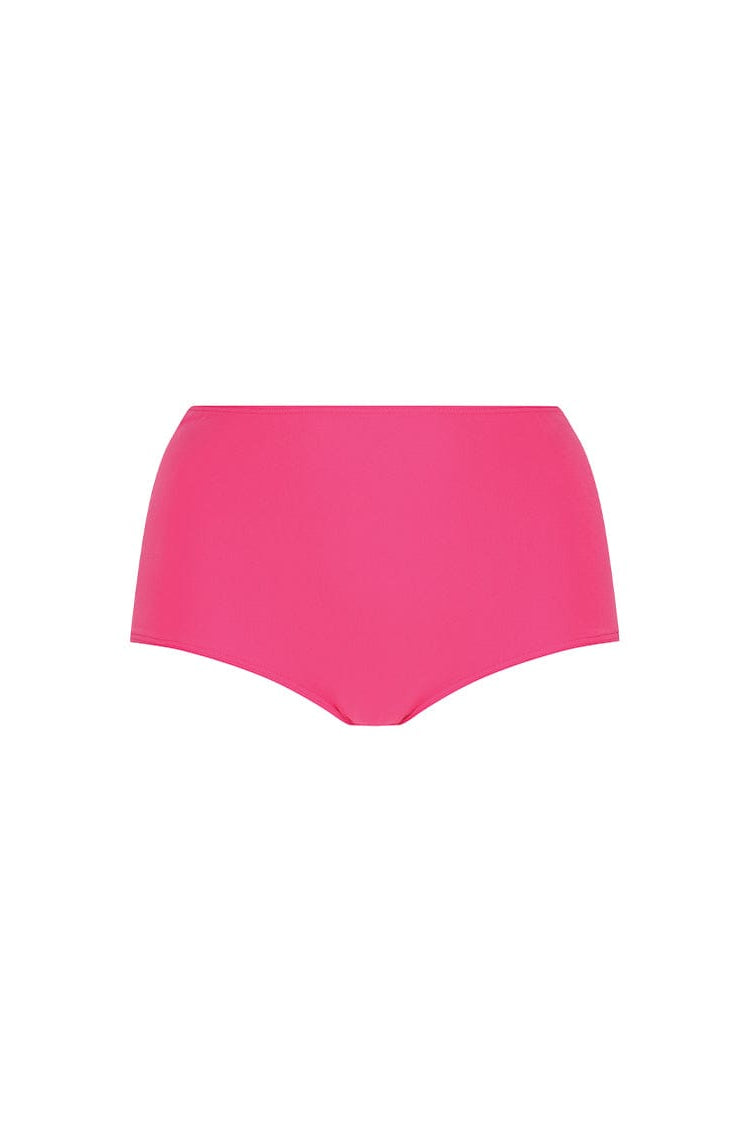 pink high waisted swim pant