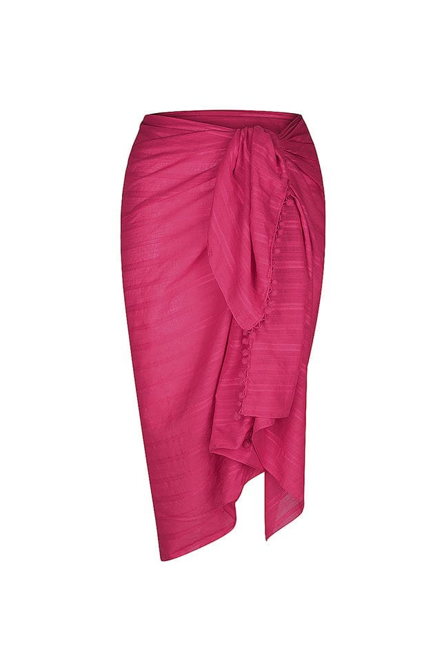 ghost mannequin pink sarong