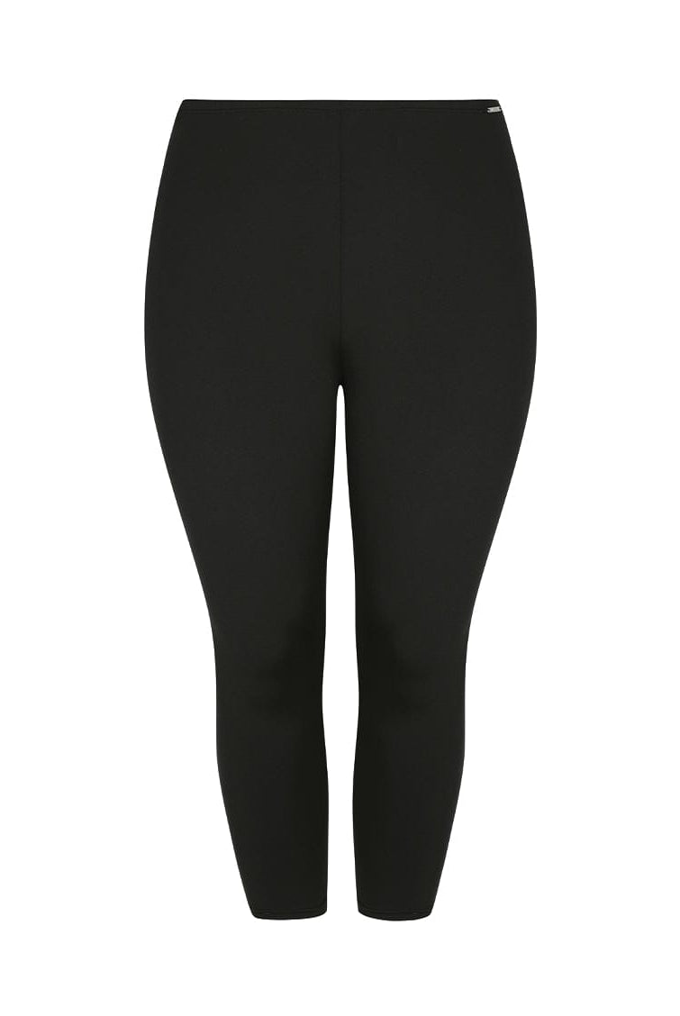 black chlorine resistant swim tights