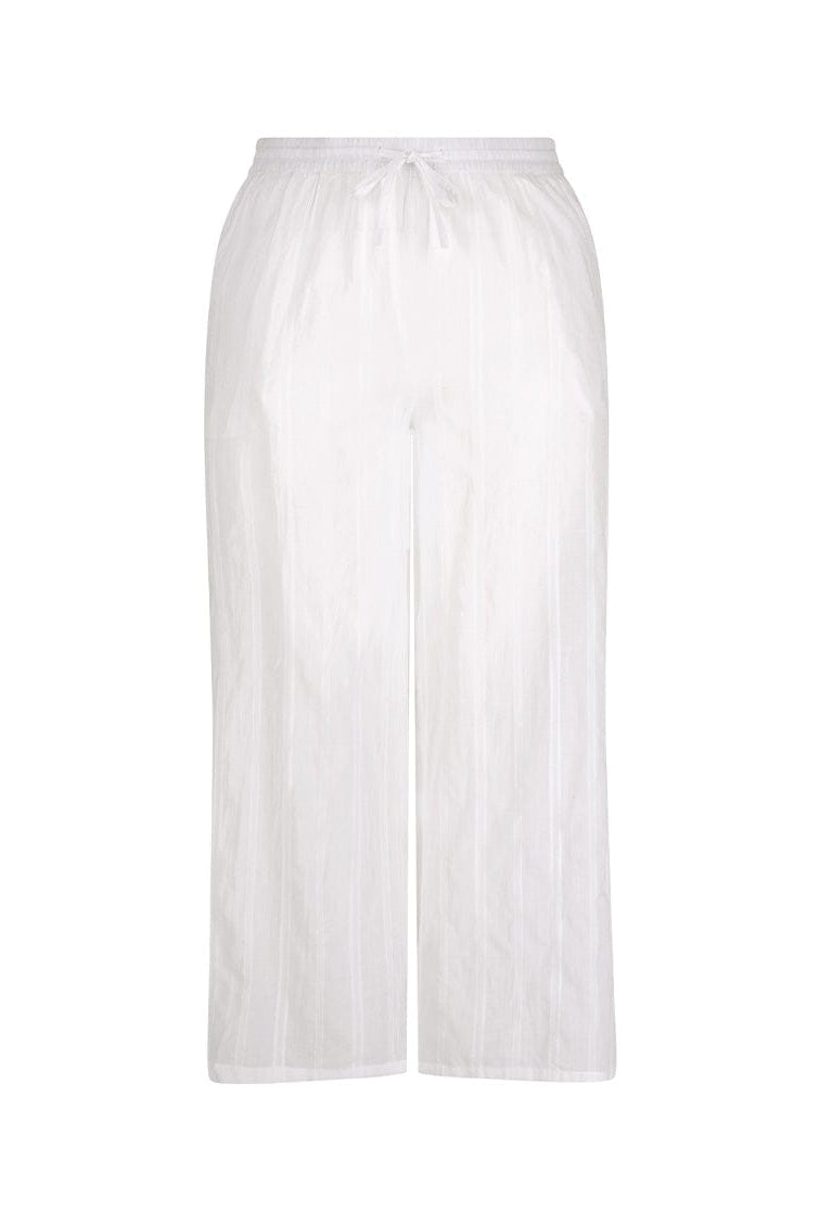 long white cotton pants