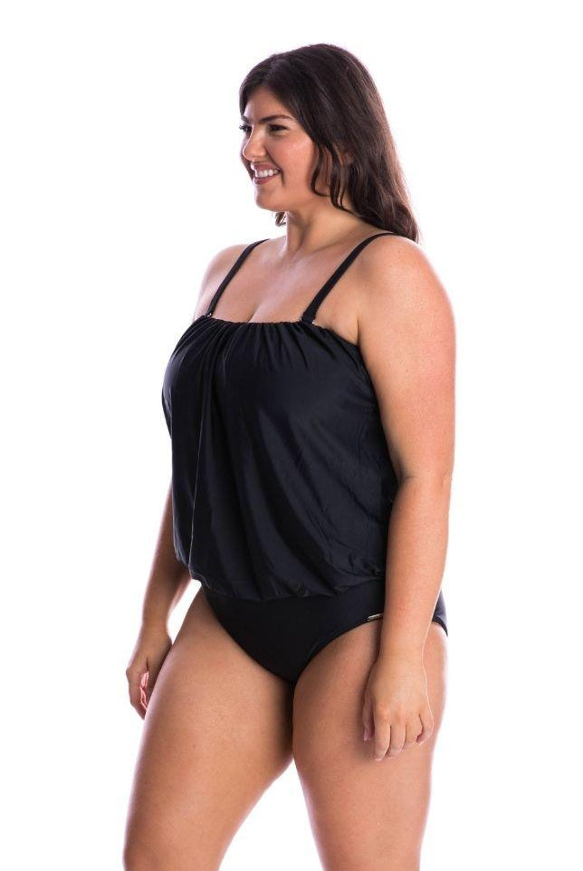 black swimsuit for small bust