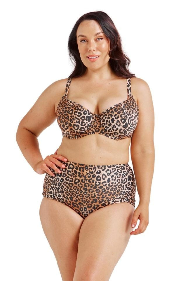 leopard print high waisted pant