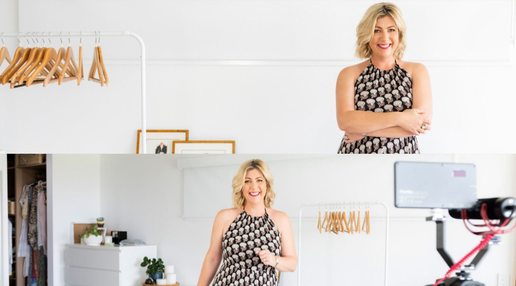 Capriosca Swimwear featured in an Instagram Try Before You Buy Video