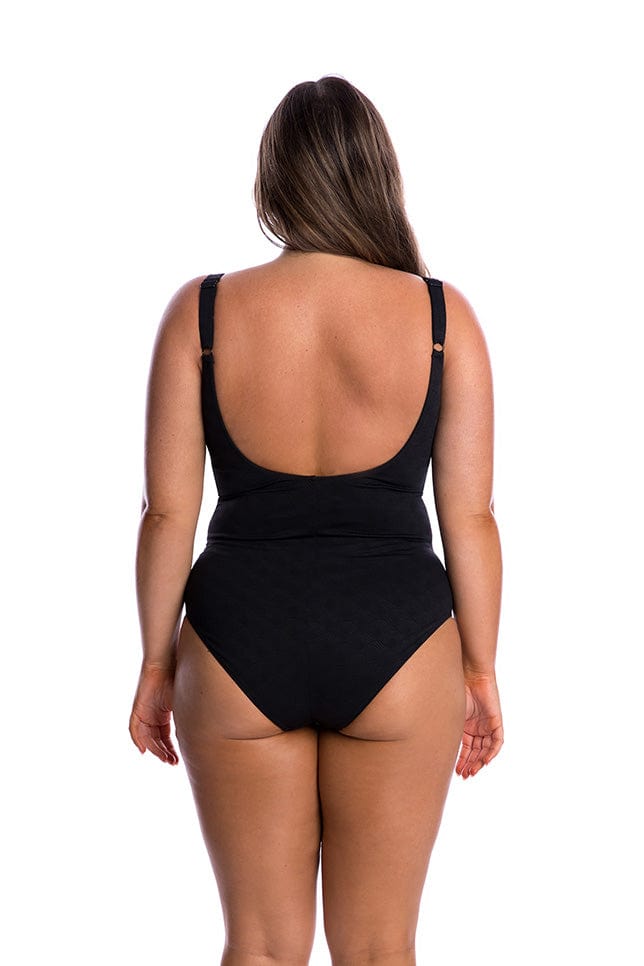 low back one piece bathers
