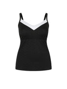 Ghost mannequin black DD underwire tankini tops