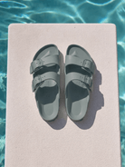 Sage birkenstock arizona by pool 