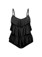Ghost mannequin black 3 tier one piece