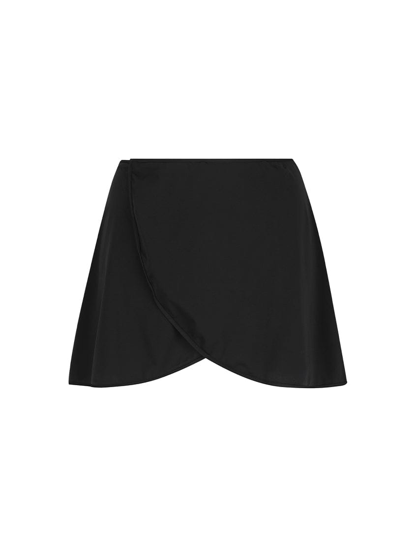 ghost mannequin black tulip skirt