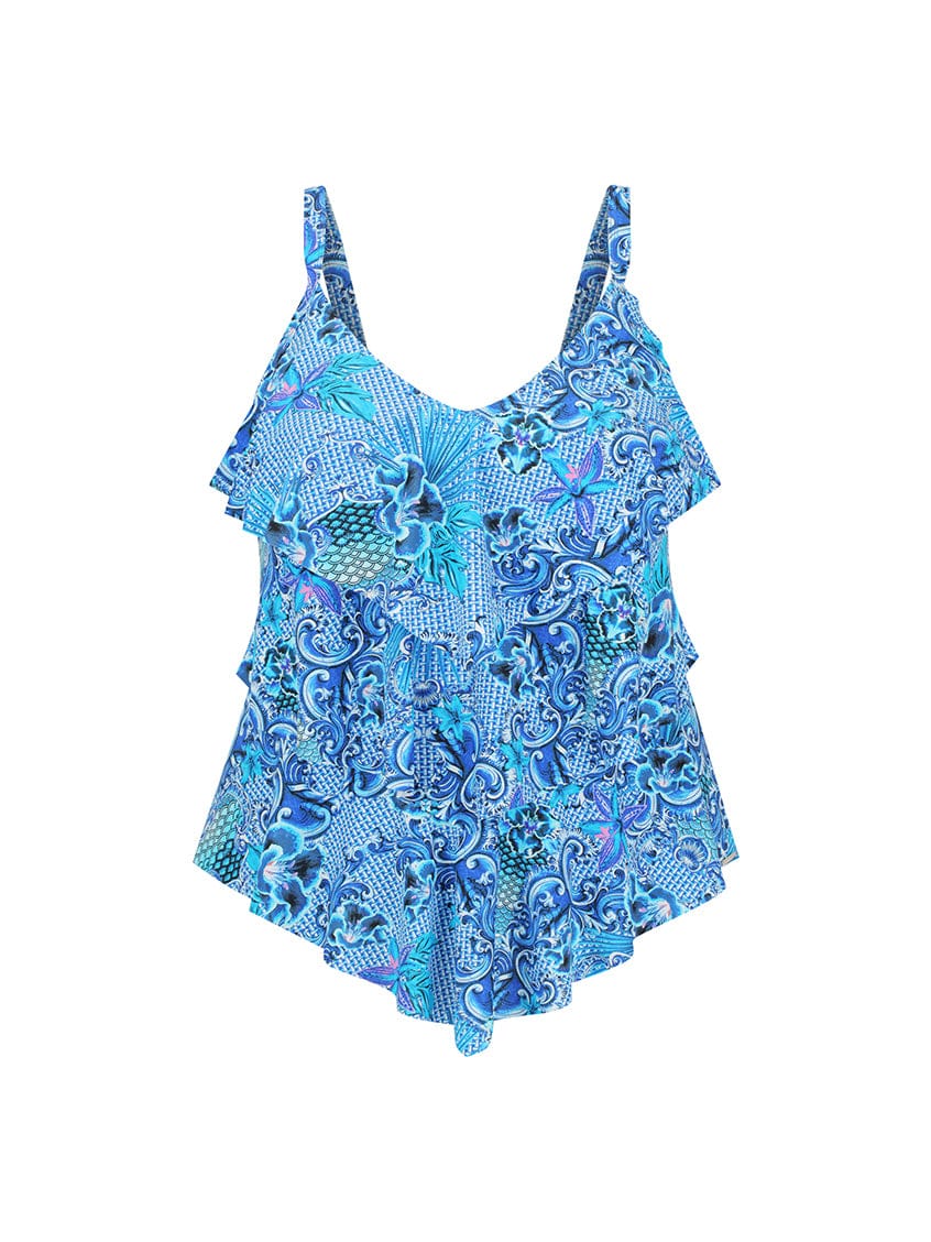 Mermaid 3 Tier Tankini Top | Capriosca Swimwear Australia