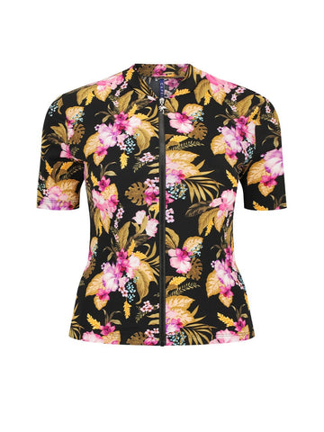 Caribbean Chlorine Resistant Short Sleeve Rash Vest