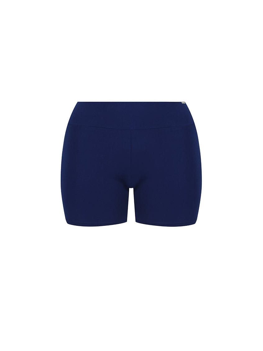 Ghost mannequin navy chlorine resistant boyleg swim shorts