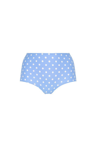 Vintage Dots Chlorine Resistant High Waisted Bikini Bottoms