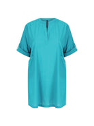 Ghost mannequin ocean cotton over shirt