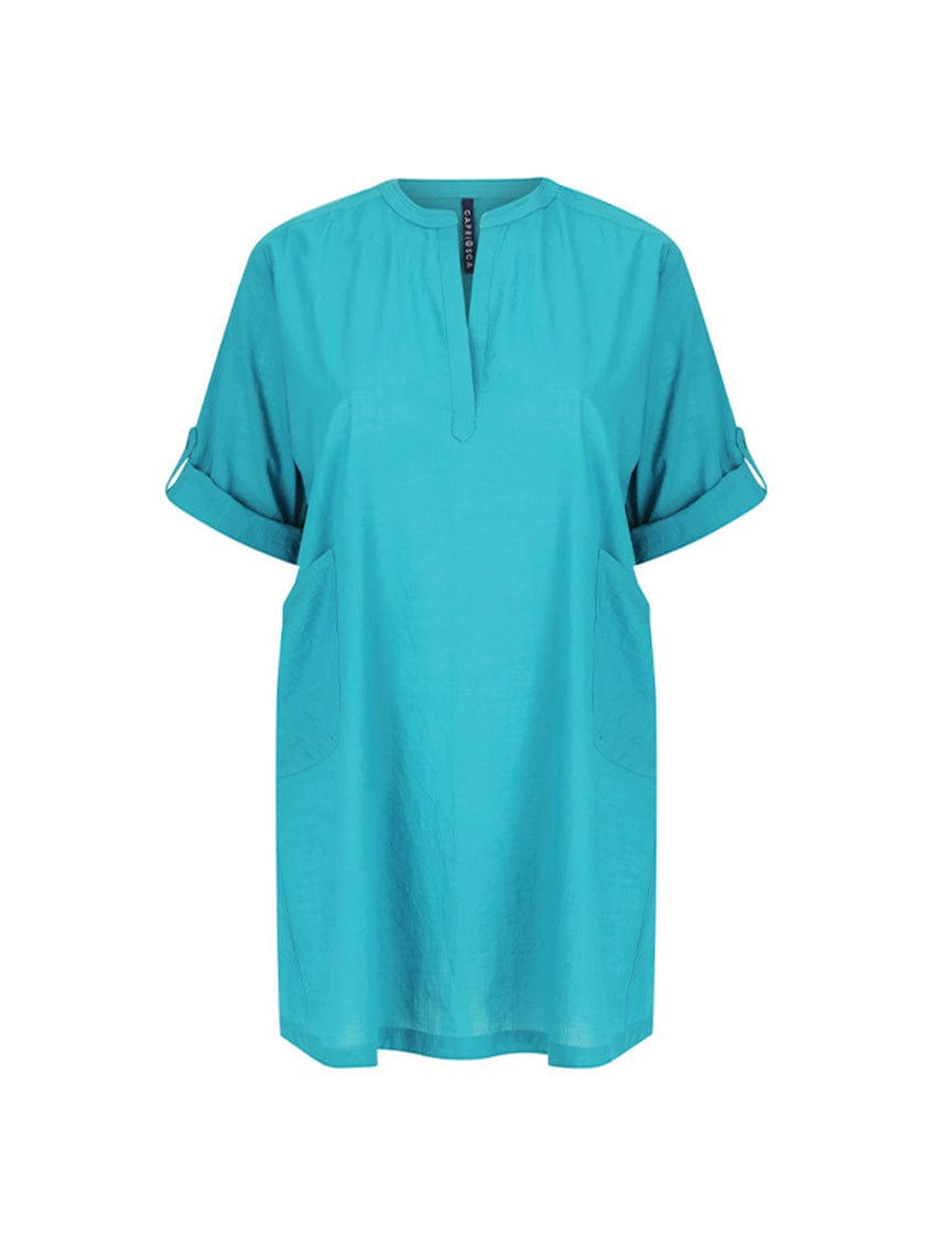 Ghost mannequin ocean cotton over shirt