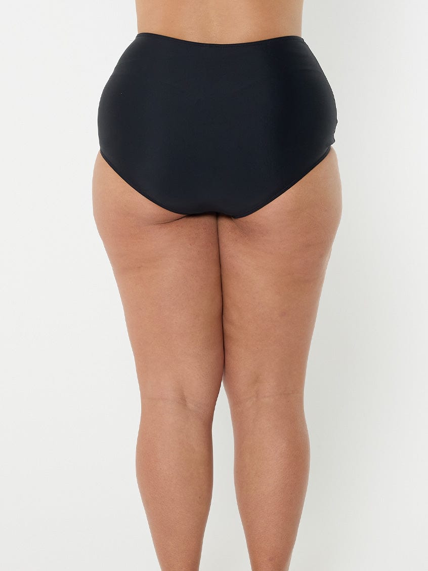 Black High Waisted Bikini Bottoms