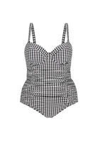 ghost mannequin hounds tooth underwire one piece