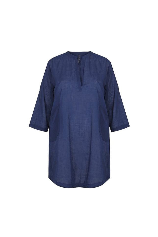 navy over shirt