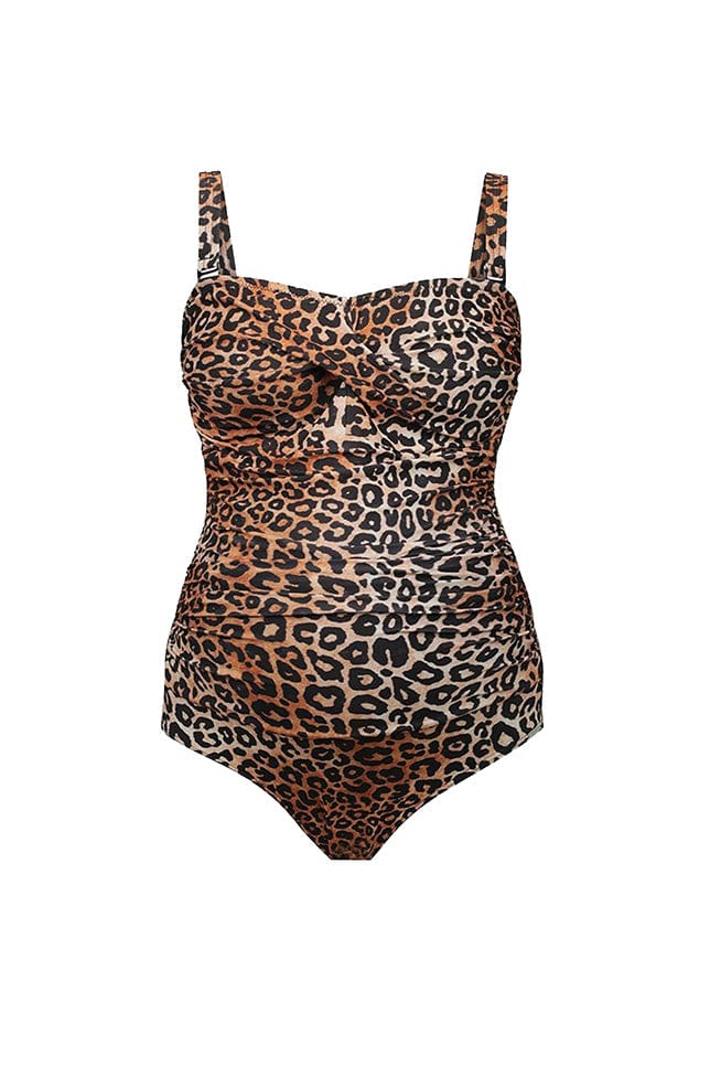 best maternity swimming costumes leopard