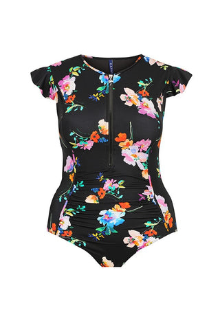 Malibu Frill Sleeve One Piece