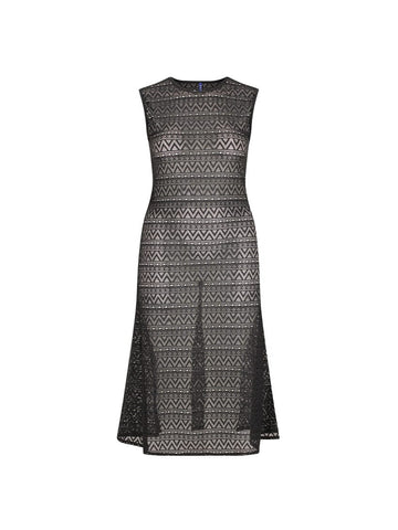 Black Maxi Mesh Dress