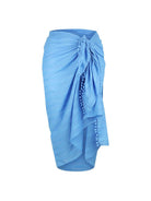 Ghost mannequin blue sarong
