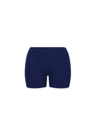Ghost mannequin navy chlorine resistant boyleg swim shorts