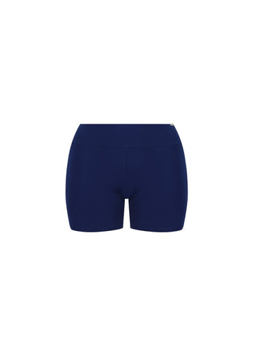 Chlorine Resistant Navy Boyleg Tight Swim Shorts