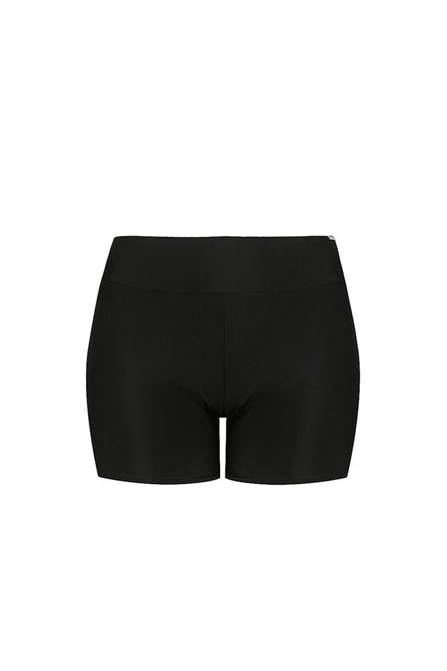 black boyleg swimwear pants
