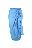 Ghost mannequin blue sarong