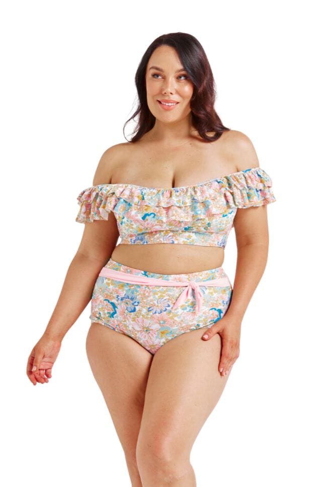 floral swimsuit 2 piece