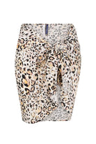 Ghost mannequin light leopard sarong