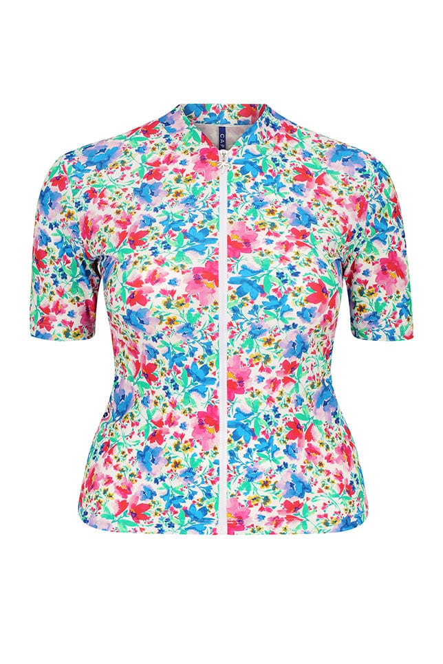Zip Front Rash Vests | Capriosca Swimwear