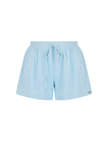 Terry Towelling Shorts Light Blue