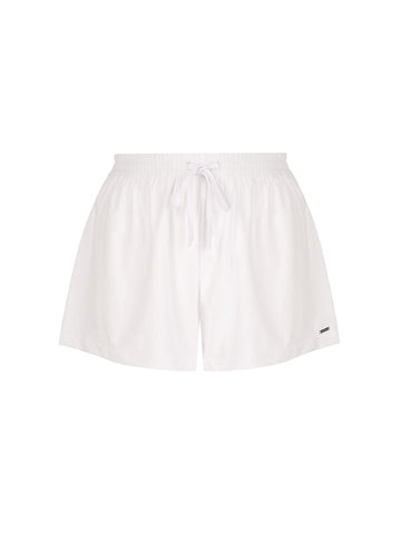 Terry Towelling Shorts White