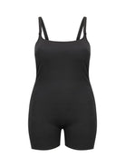 chlorine resistant black boyleg one piece