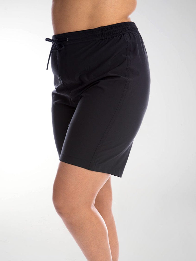 womens comfy black board shorts