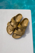 women's gold sandals