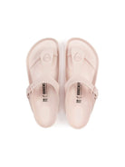 pair of light pink sandals