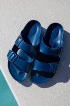 navy women's sandals
