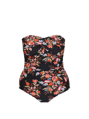 Wildberries Twist Front Bandeau One Piece