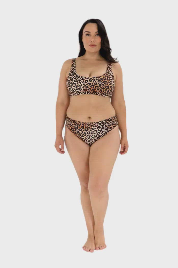 leopard print swimsuit bikini